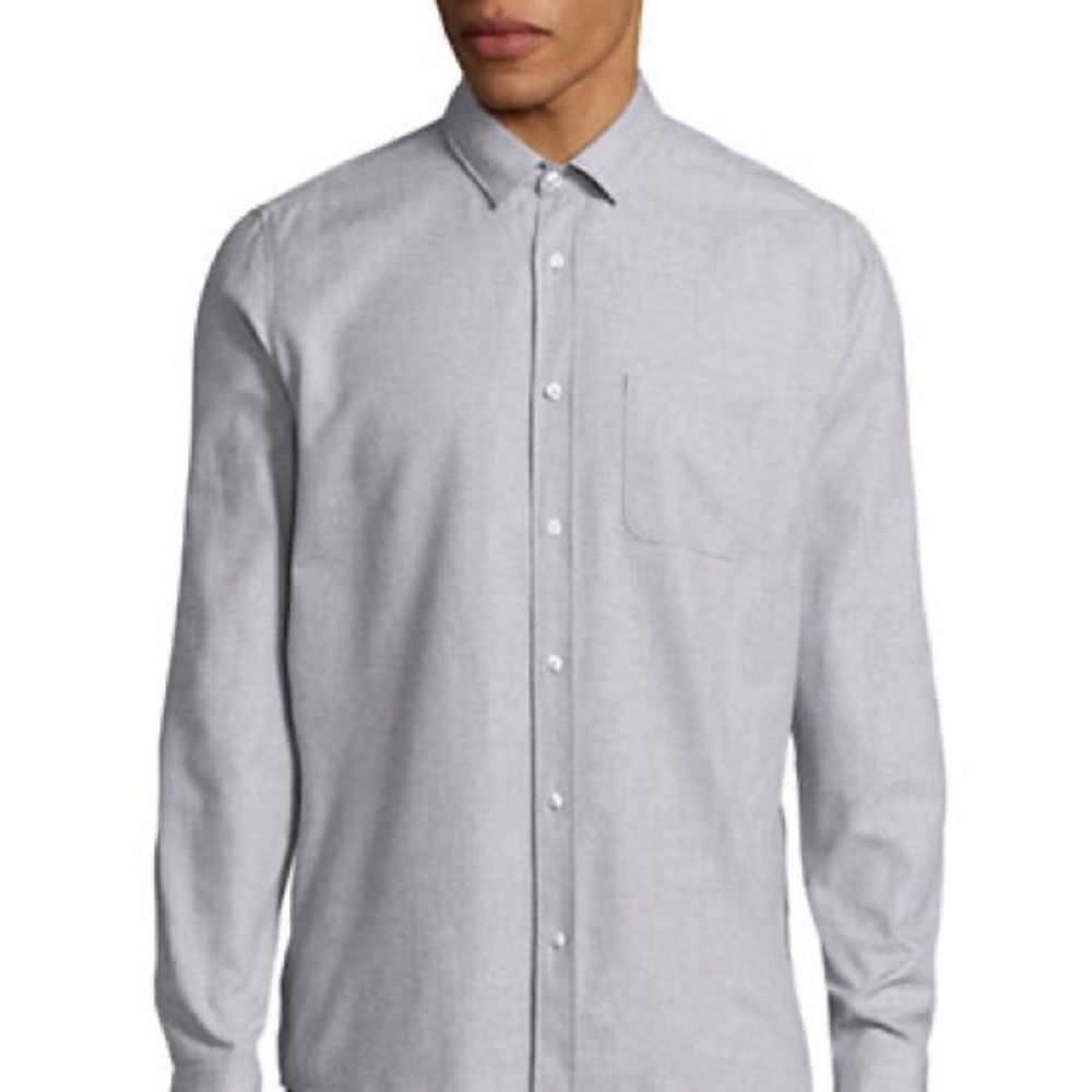 Hugo Boss Emingway Textured Shirt-GREY-Medium